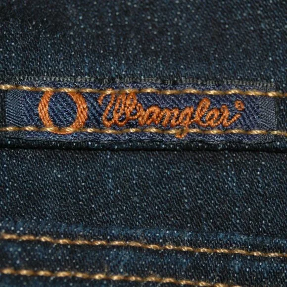 Q-Baby Wranglers Jeans Women’s 5/6 x 36 Dark Wash - Picture 8 of 11